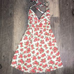 Floral Halter Dress